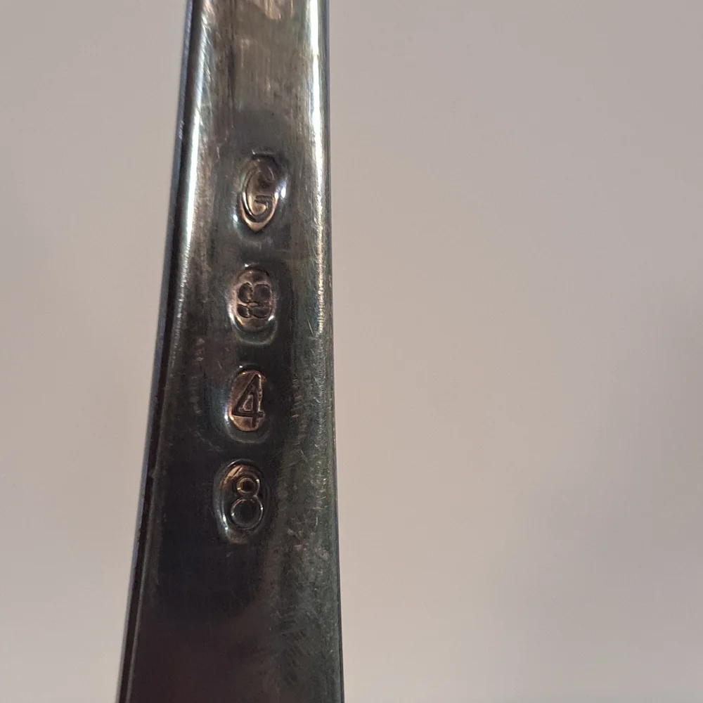 Vintage Gerity Silver Plated Victorian Grannycore Shabby Chic Serving Spoon.